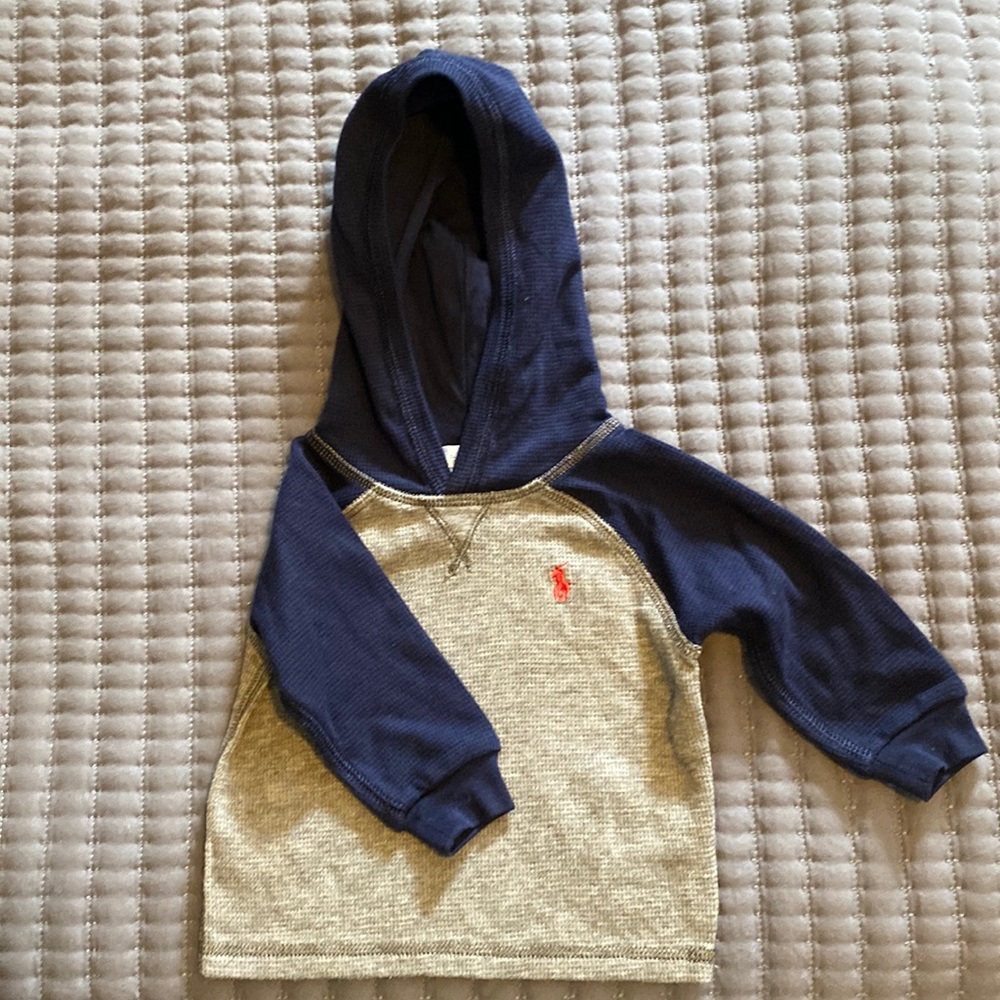 Ralph Lauren Waffle Shirt Hoodie